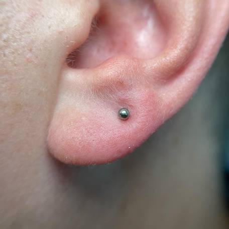 пирсинг мочки