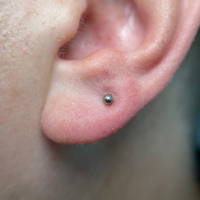 пирсинг мочки