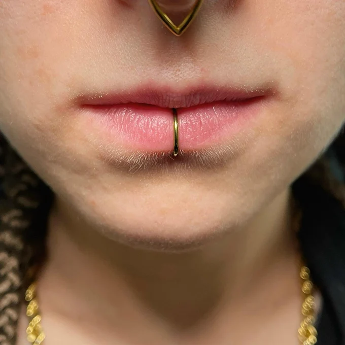 ПИРСИНГ LABRET