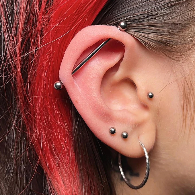 ПИРСИНГ INDUSTRIAL